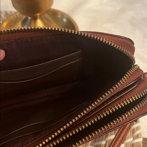 Coach Brown Leather Interior Bag